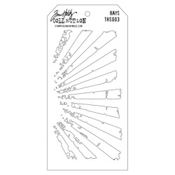 Tim Holtz Layered Stencil RAYS THS 003